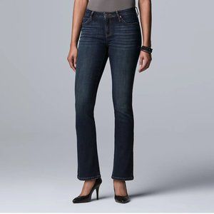 New W/Tags- Simply Vera Bootcut Jeans- Size 14P
